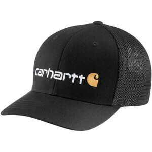 Mens Fitted Mesh Back Cap Flex Fit Canvas Hat Pre Curved Visor Sweatband